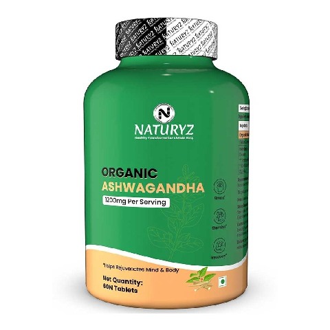 1 - Naturyz Organic Ashwagandha 1200mg,  60 tablet(s) 