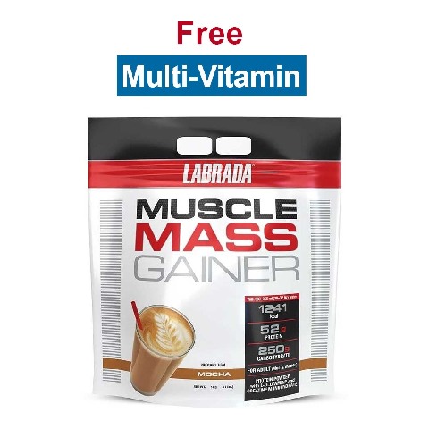 Labrada Muscle Mass Gainer,  11 lb  Mocha 