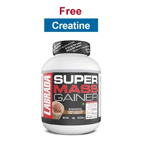 Labrada Super Mass Gainer,  6.61 lb  Chocolate Ice Cream 