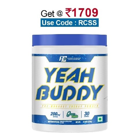 Ronnie Coleman Yeah Buddy Pre-Workout Powder,  0.59 lb  Green Apple 