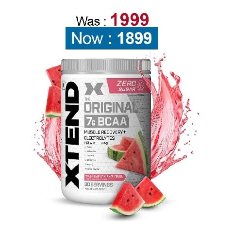 Scivation Xtend Original BCAA, 30 Servings 30 Servings Watermelon Explosion - India