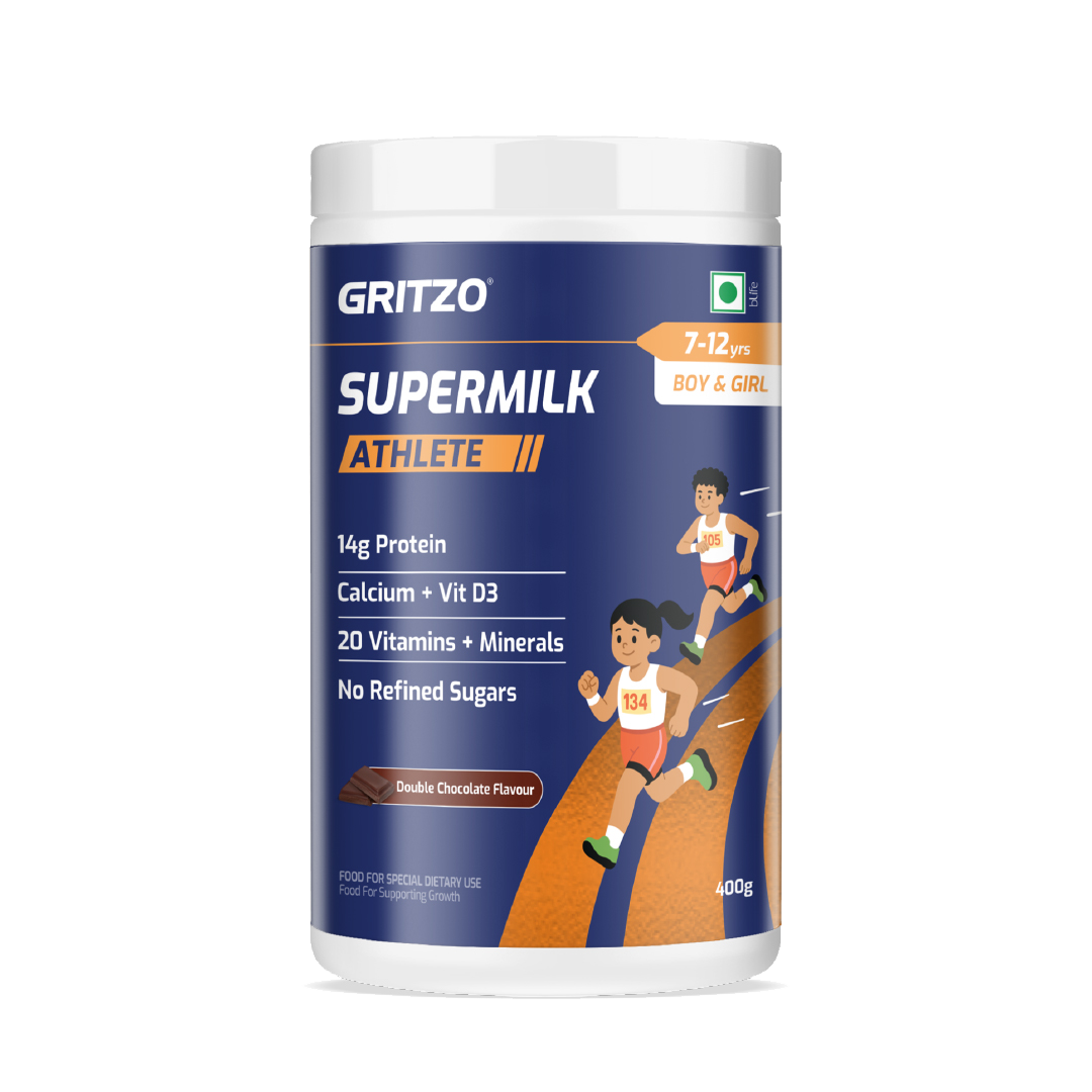 Supermilk Athlete 7-12 Years, 400 g Double Chocolate 7-12 Yrs Boy/Girl