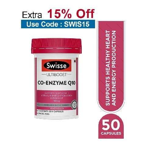Swisse Ultiboost CO Enzyme Q10 150 mg,  50 capsules 