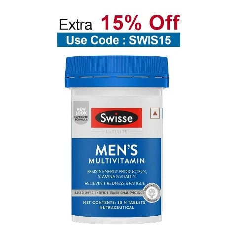 Swisse Mens Ultivite Multivitamin,  30 tablet(s)  Unflavoured 