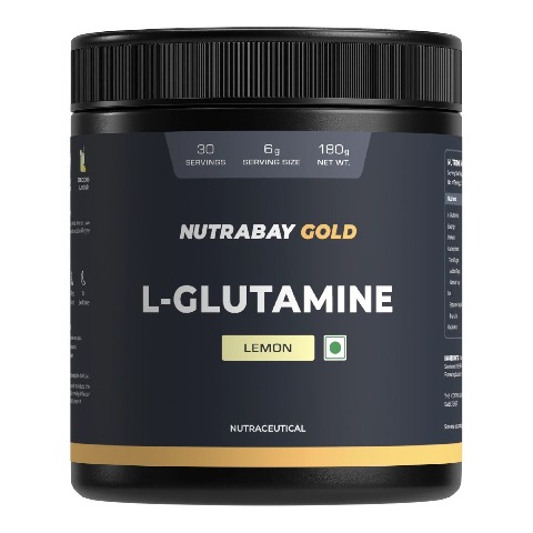 1 - Nutrabay Gold L-Glutamine, 0.39 lb Lemon