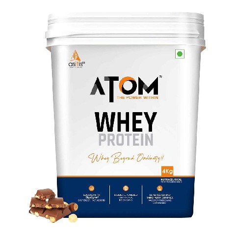 1 - AS-IT-IS Nutrition ATOM Whey Protein with Enzymes, 8.8 lb Choco Hazel Fusion