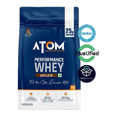 1 - AS-IT-IS Nutrition ATOM Performance Whey, 2.2 lb Cafe Latte