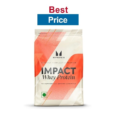 Myprotein Impact Whey Protein, 2.2 lb Chocolate Brownie