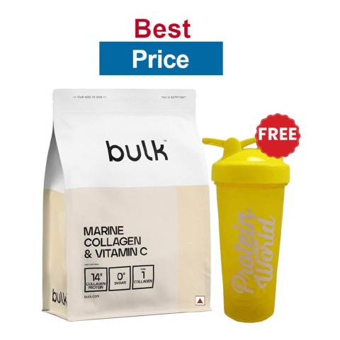 Bulk Marine Collagen & Vitamin C,  0.55 lb  Orange 