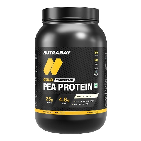 1 - Nutrabay Gold Pea Protein,  2.2 lb  French Vanilla 