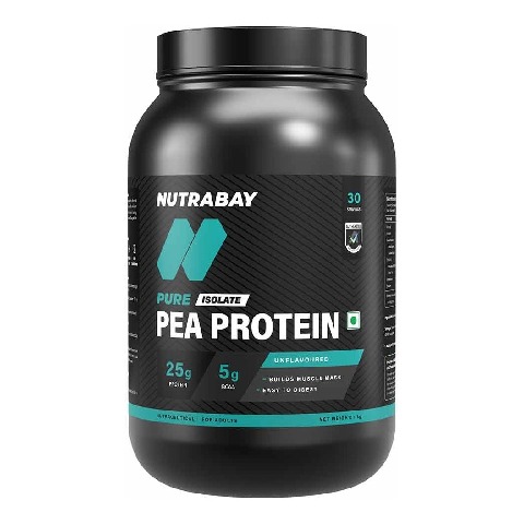 1 - Nutrabay Pure Pea Protein Isolate,  2.2 lb  Unflavoured 