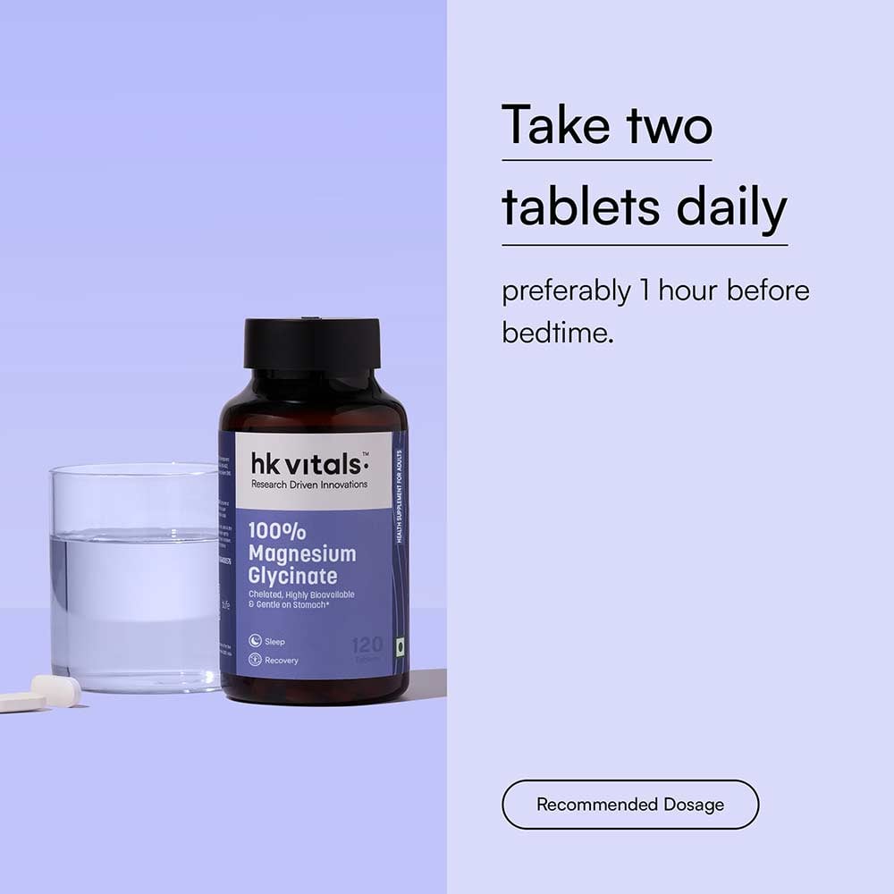 9 - HK Vitals Magnesium Glycinate,  Men  120 tablet(s)