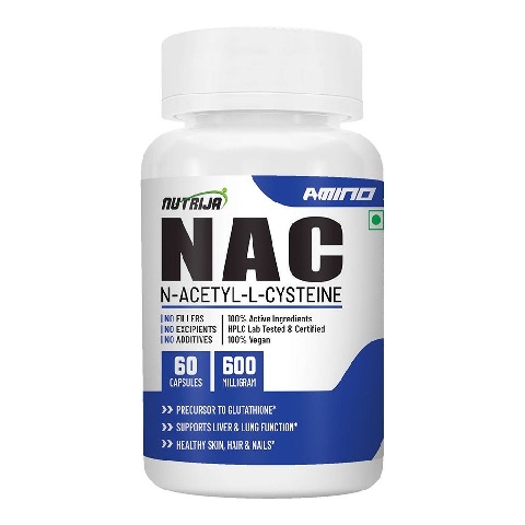 1 - NutriJa N-Acetyl L-Cysteine (NAC) 600mg, 60 capsules