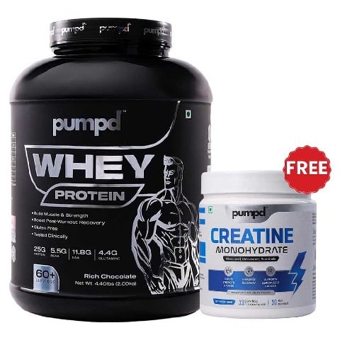 Pumpd Whey Protein,  4.4 lb  Rich Chocolate 
