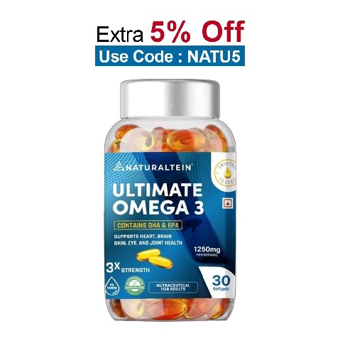 NATURALTEIN Triple Strength Ultimate Omega 3, 30 softgels