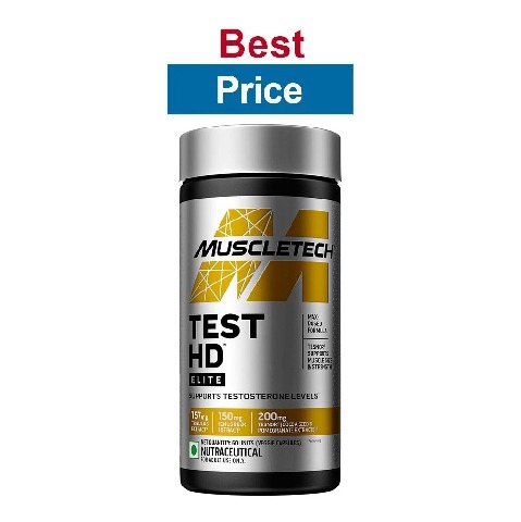 MuscleTech Test HD Elite,  60 veggie capsule(s)  Unflavoured 