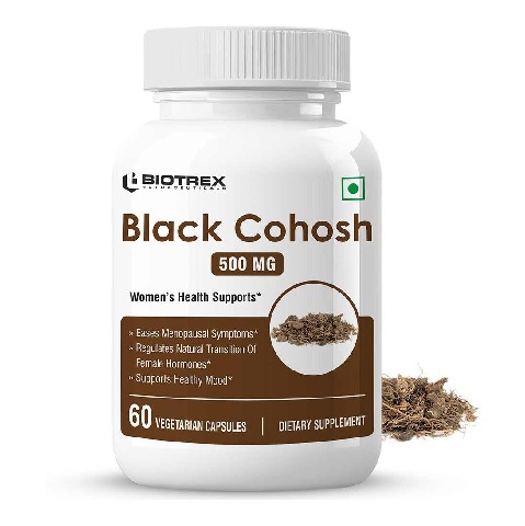 1 - Biotrex Black Cohosh 500mg,  60 veggie capsule(s) 