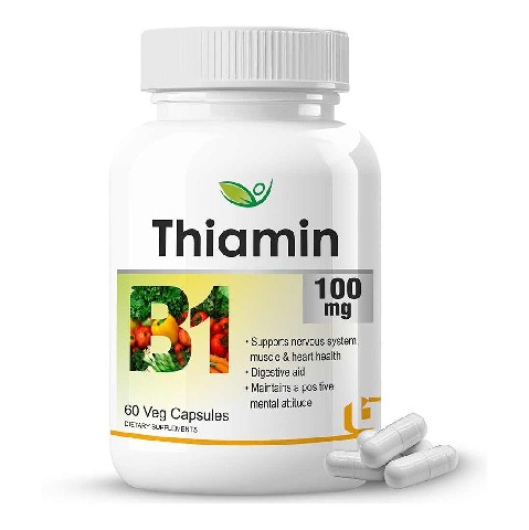 1 - Biotrex Thiamin 100mg, Unflavoured 60 veggie capsule(s)
