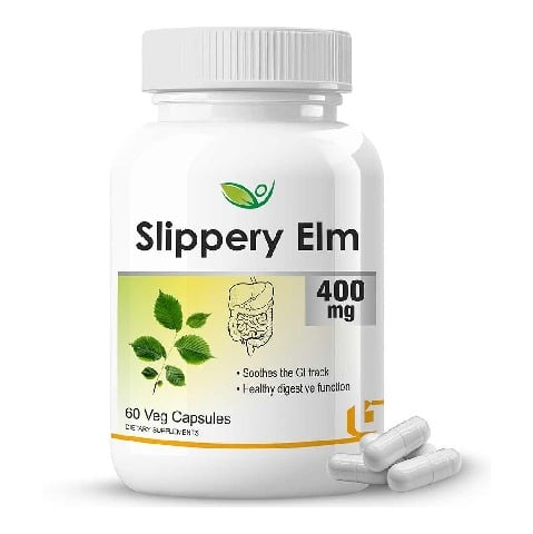 1 - Biotrex Slippery Elm 400mg,  60 veggie capsule(s) 