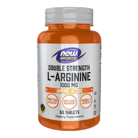 1 - Now Sports Double Strength L-Arginine 1000mg,  60 tablet(s) 