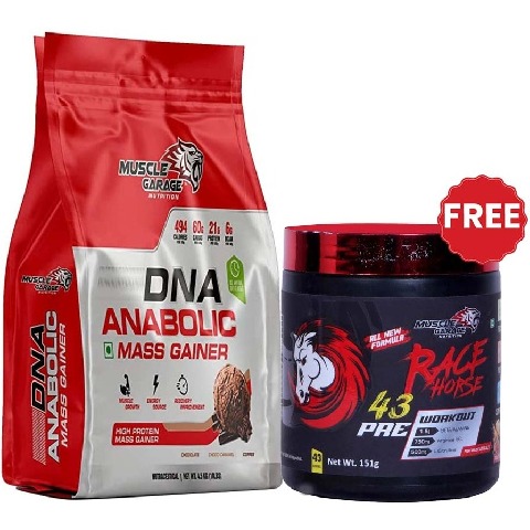 Muscle Garage DNA Anabolic Mass Gainer,  10 lb  Choco Caramel 