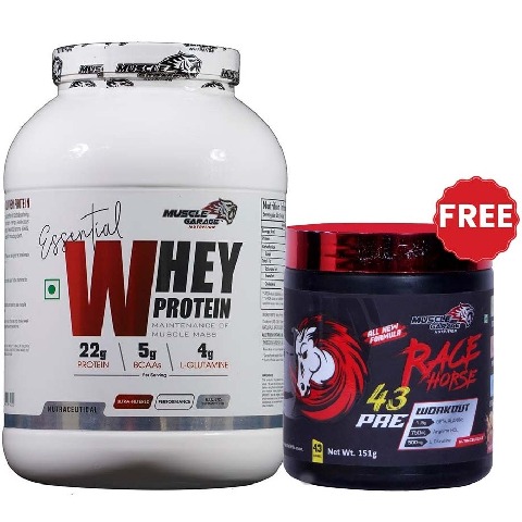 Muscle Garage Essential Whey Protein,  4.4 lb  Chocolate 