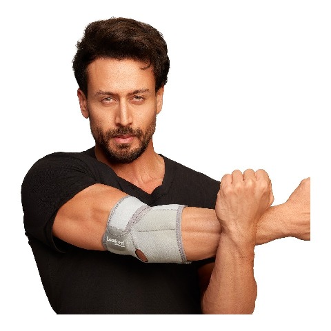 1 - Leeford Elbow Wrap, Grey Universal