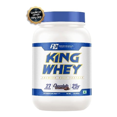 Ronnie Coleman King Whey Protein, 2 lb Chocolate Brownie
