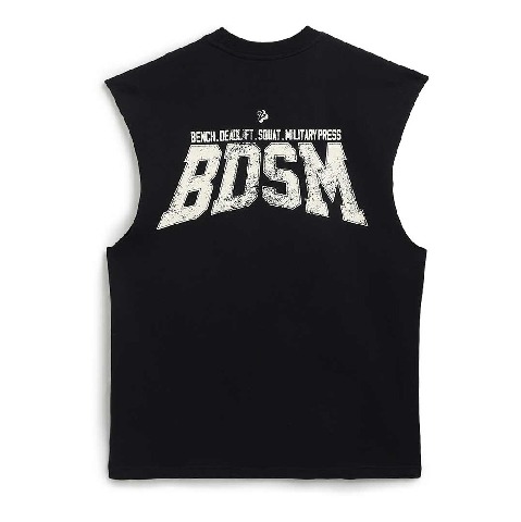 1 - MuscleBlaze B.D.S.M Oversized Tank,  X-Large  Black 