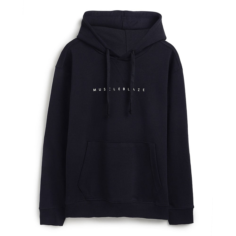 9 - MuscleBlaze Carnage Hoodie,  Large  Black