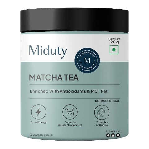 1 - Miduty Matcha Tea, 120 g Vanilla-Cardamom