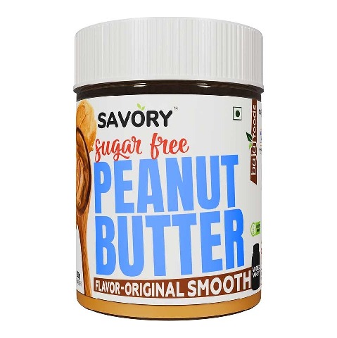 1 - Savory Sugar Free Peanut Butter,  200 g  Original Smooth 