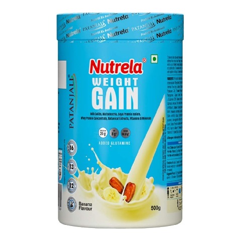1 - Nutrela Weight Gainer, 1.1 lb Banana