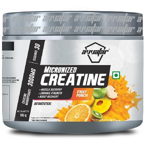 1 - Avvatar Micronized Creatine, Fruit Punch 0.23 lb