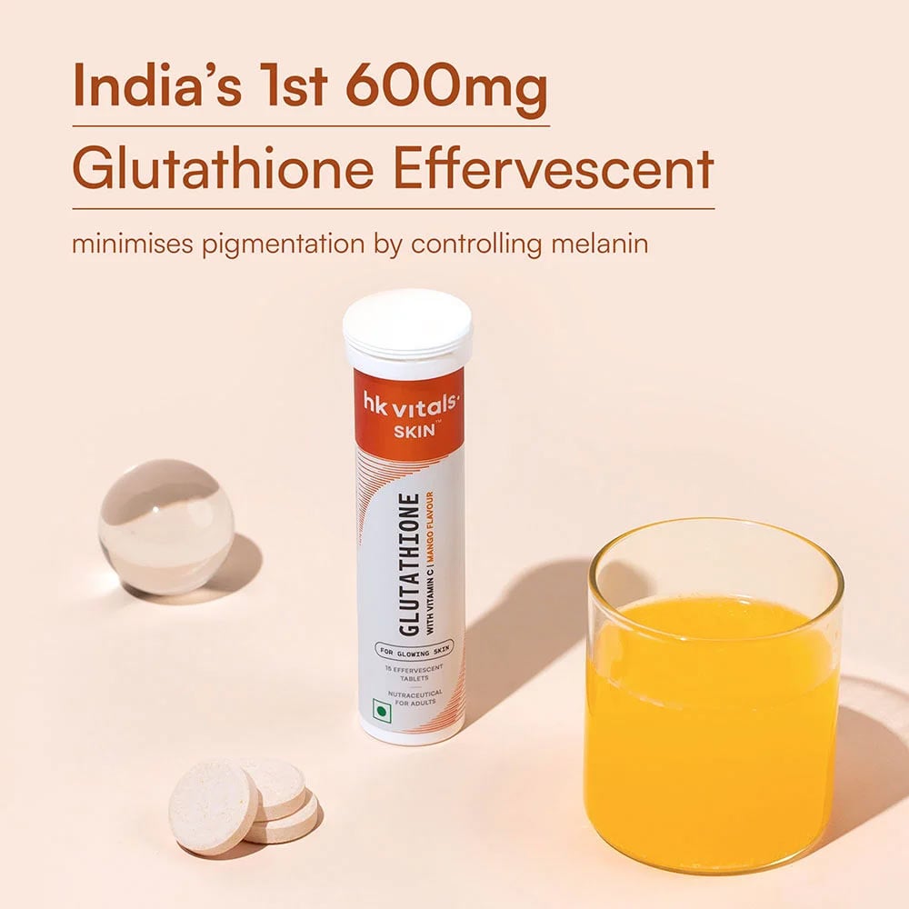 5 - HK Vitals Glutathione Effervescent with Vitamin C,  Mango  30 tablet(s) 