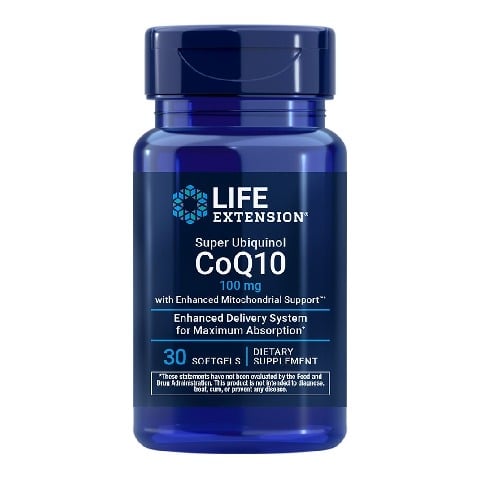 1 - Life Extension Super Ubiquinol CoQ10 (100mg), 30 softgels