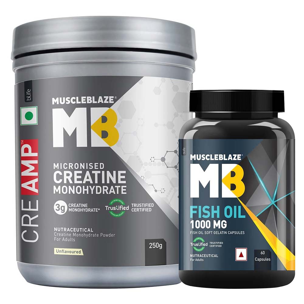 Creatine CreAMP 250g and Fish Oil 60 Caps Combo-image-4
