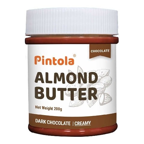 1 - Pintola Dark Chocolate Almond Butter,  Creamy  0.200 kg 