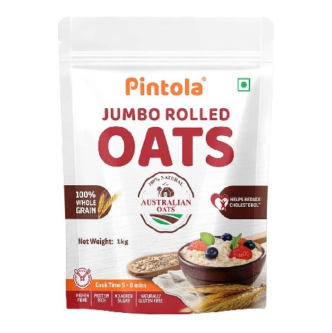 1 - Pintola Jumbo Rolled Oats,  1 kg  Natural 