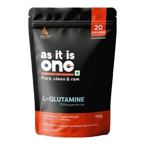 1 - AS-IT-IS Nutrition L Glutamine,  0.22 lb  Unflavoured 