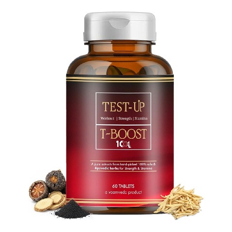 Vaamveda Sports Testosterone Booster Testo Boost Long Time Stamina for Men Supplements, 60 capsules Unflavoured