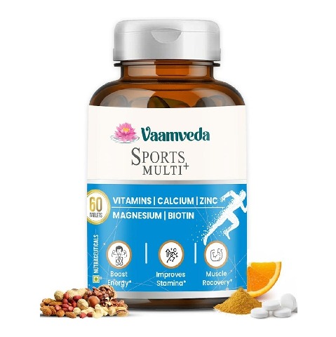 Vaamveda Sports Multi+,  60 tablets  Unflavoured 
