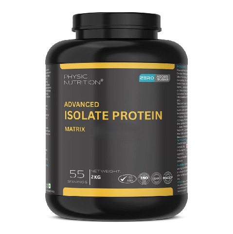 1 - Physic Nutrition Advanced Isolate Protein Matrix, 4.4 lb Vanilla