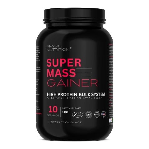 1 - Physic Nutrition Super Mass Gainer,  2.2 lb  Coffee 