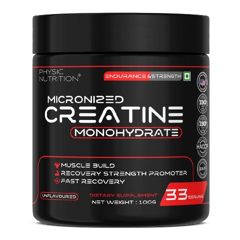 1 - Physic Nutrition Micronized Creatine Monohydrate,  Unflavoured  0.22 lb 