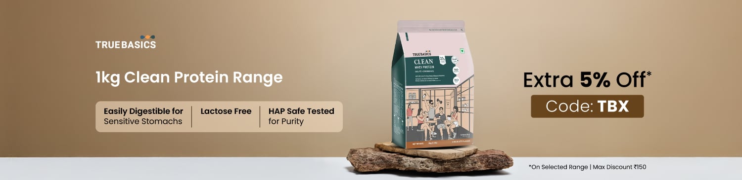 TB 1Kg Clean Protein Range | Extra 5% Off | TBX | Cap 150