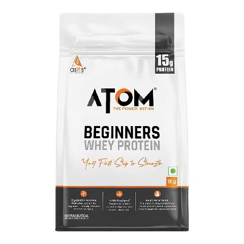 1 - AS-IT-IS Nutrition ATOM Beginners Whey Protein,  2.2 lb  Caramelized Banana 
