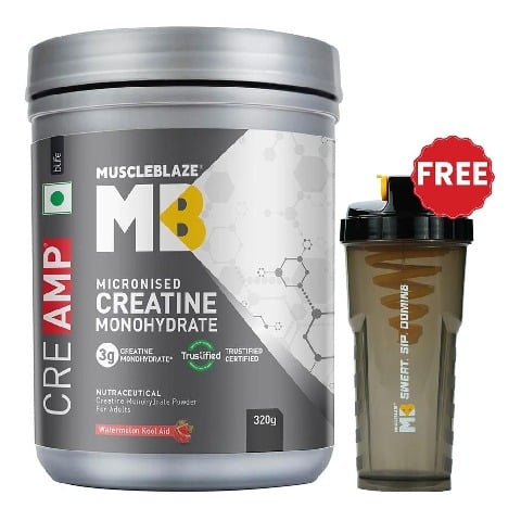 MuscleBlaze Creatine Monohydrate CreAMP,  Watermelon Kool Aid  0.71 lb 