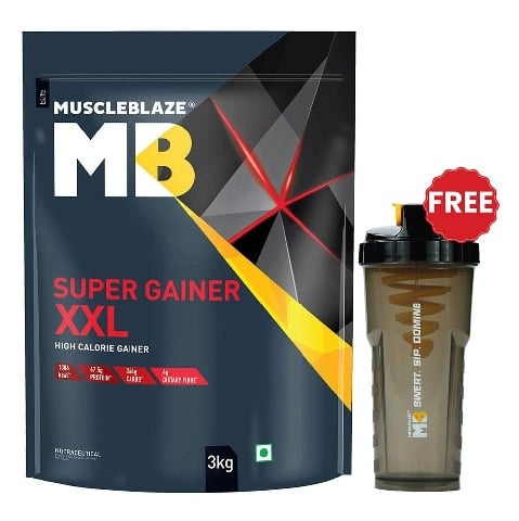 MuscleBlaze Super Gainer XXL,  6.6 lb  Cookies & Cream 