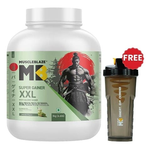 MuscleBlaze Super Gainer XXL,  6.6 lb  Matcha 